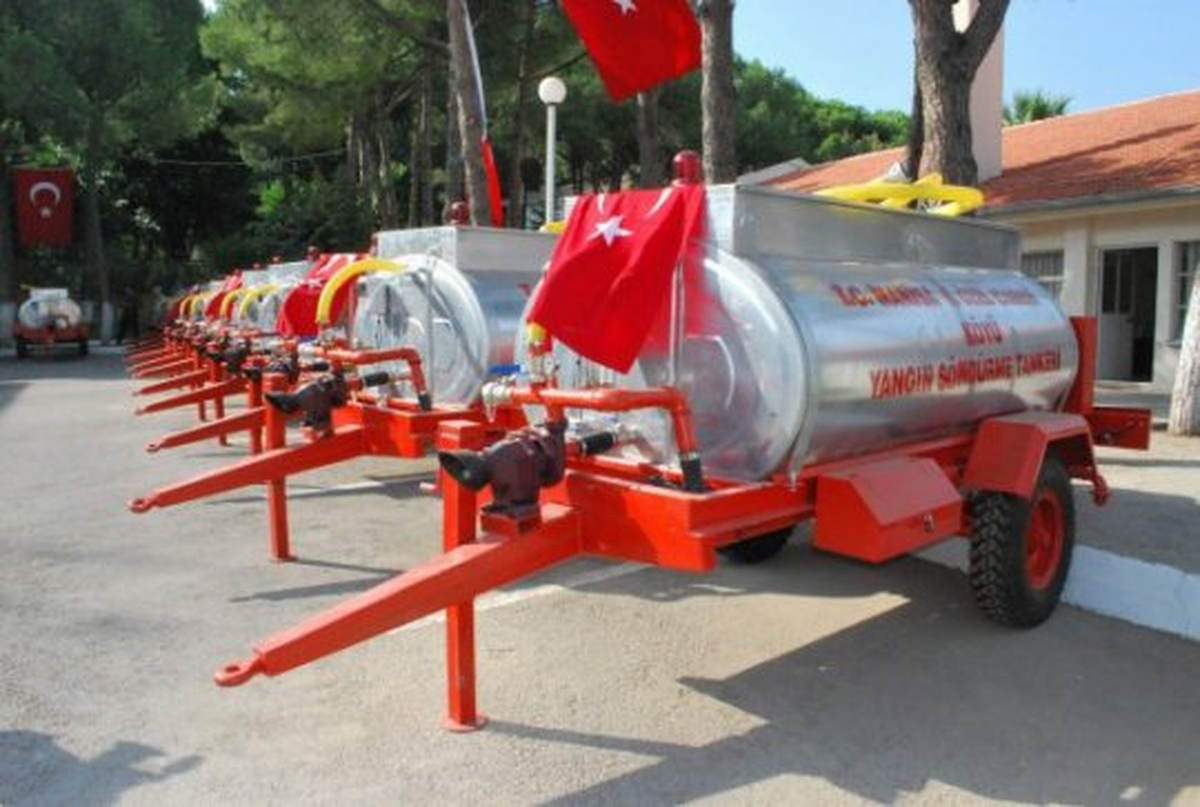 Orman Köylerine Yangın Söndürme Tankeri Dağıtıldı