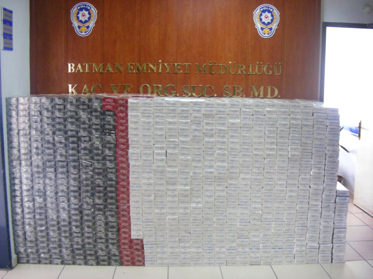 Batman\'da Kaçak Sigara Operasyonu