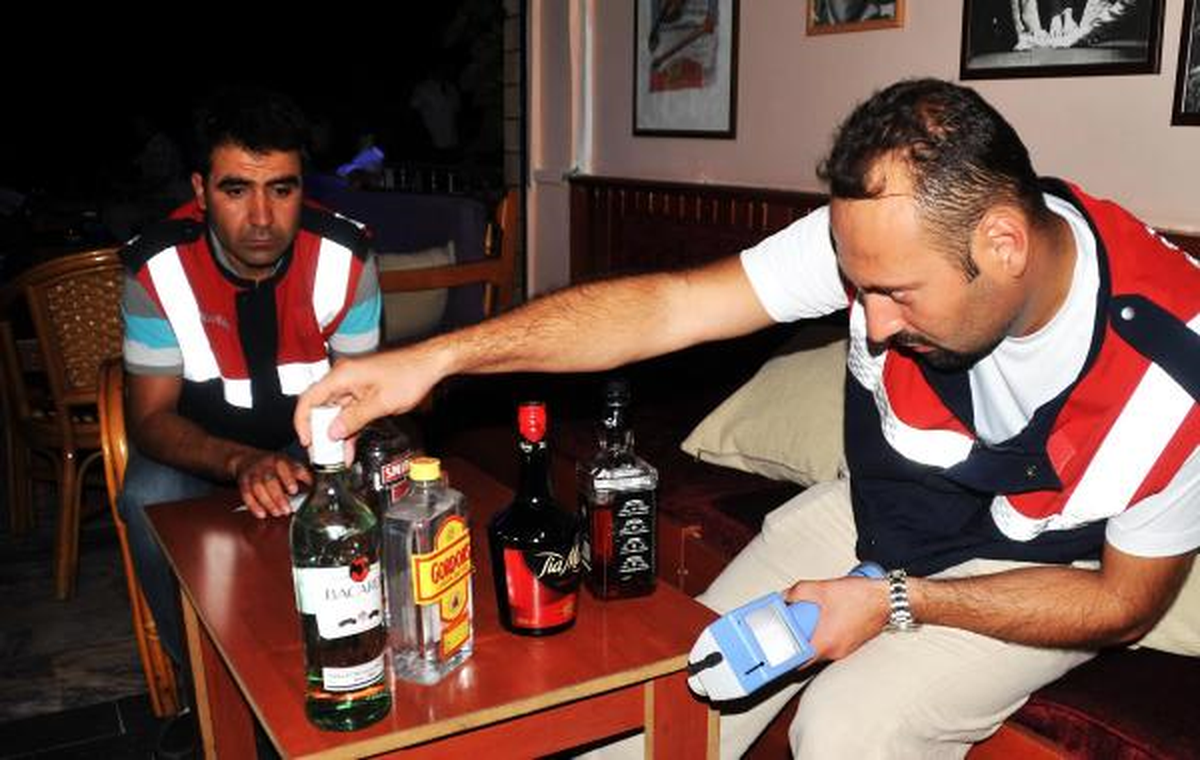 Bodrum\'da Kaçak İçki Denetimi