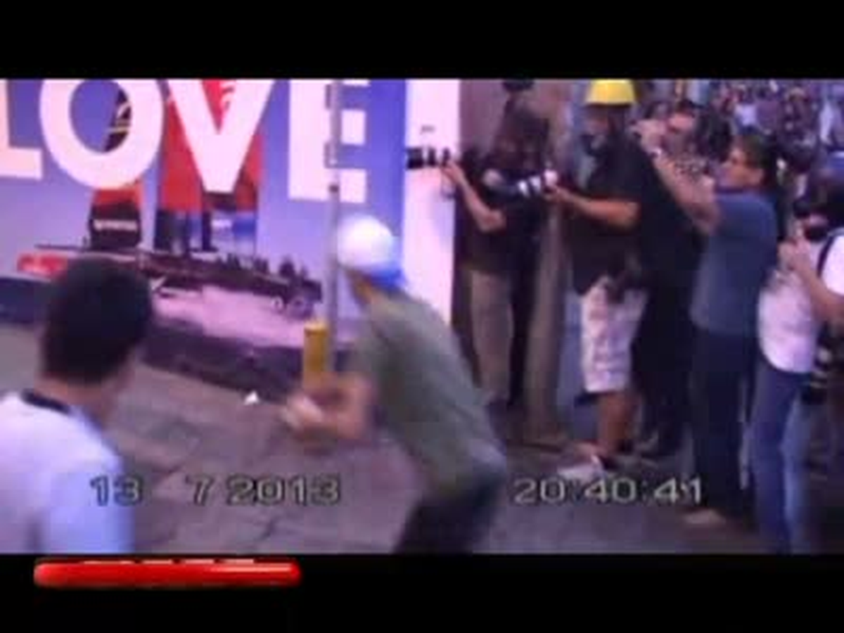 Gezi Parkı süphelilerinin taş atarken görüntüleri çıktı