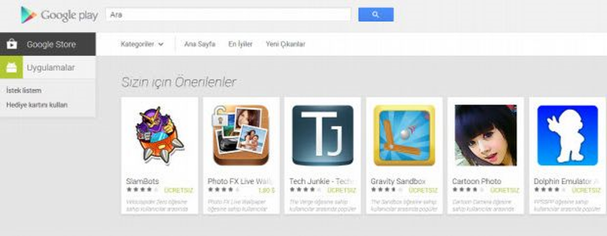 Google Play\'de yeni dönem!