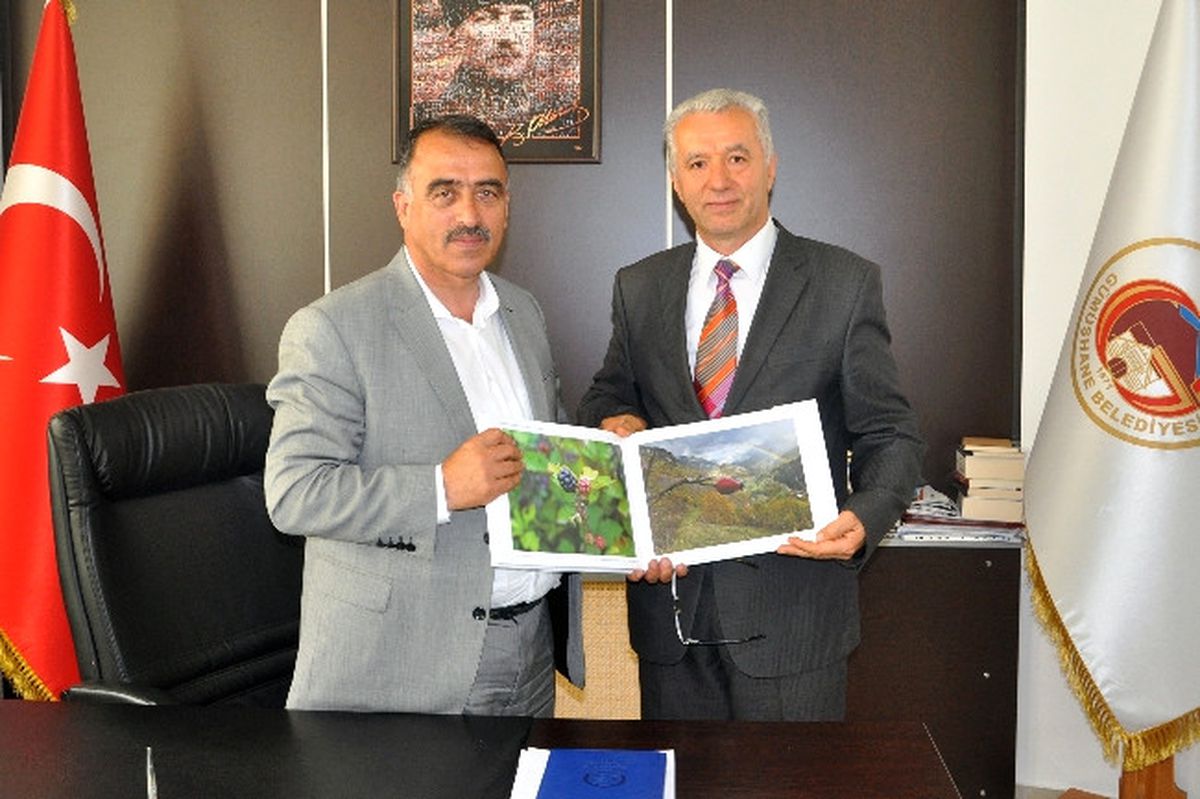 Gümüşhane Meteoroloji Müdürü Kul\'dan Başkan Canlı\'ya Veda