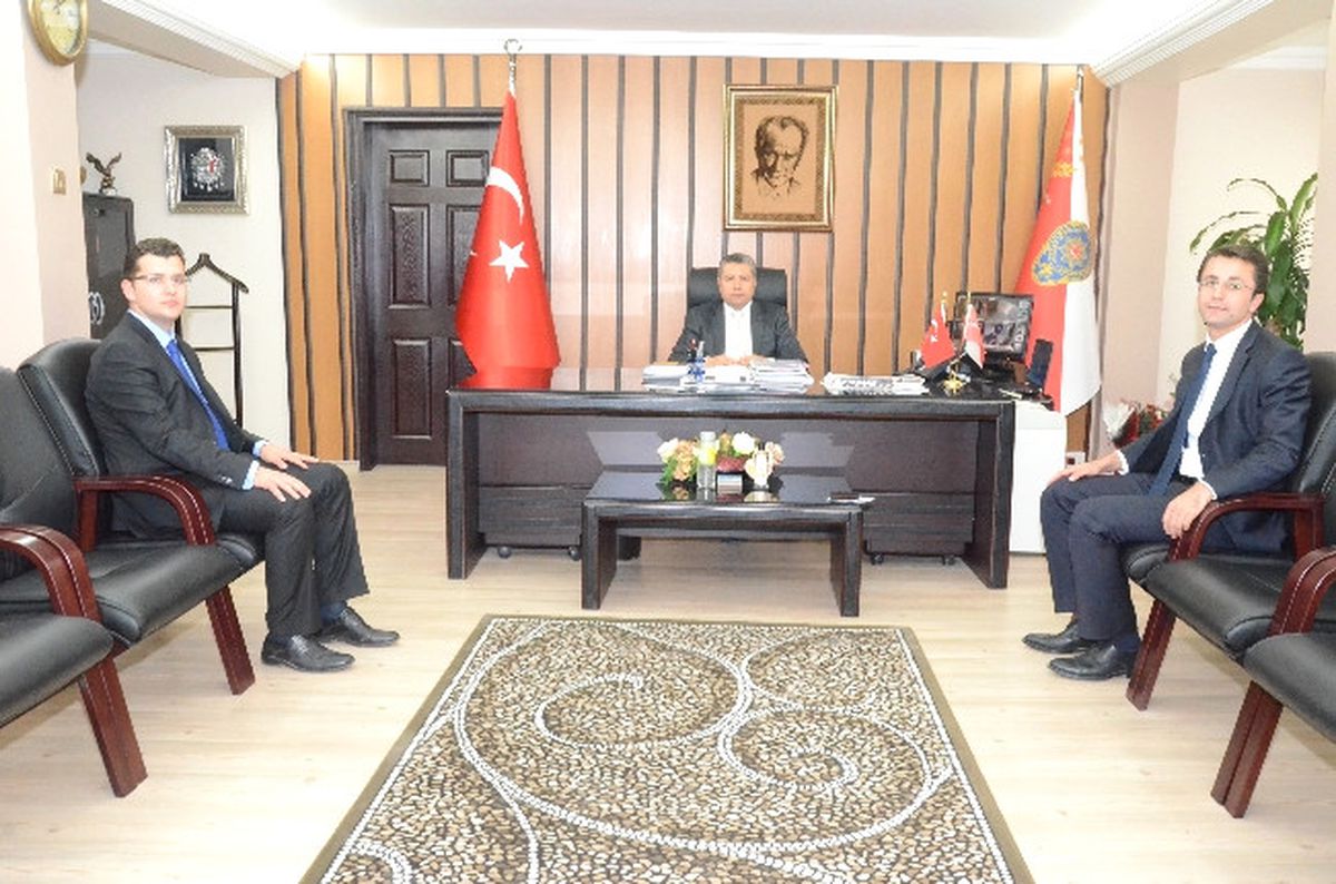 Kaymakam Adaylarından İl Emniyet Müdürü Aktaş\'a Ziyaret