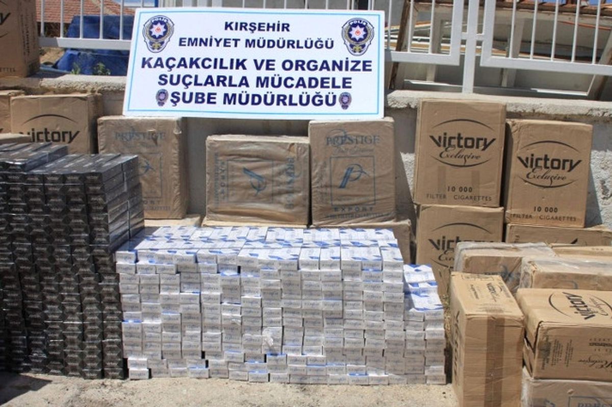 Kırşehir\'de Kaçak Sigara Operasyonu