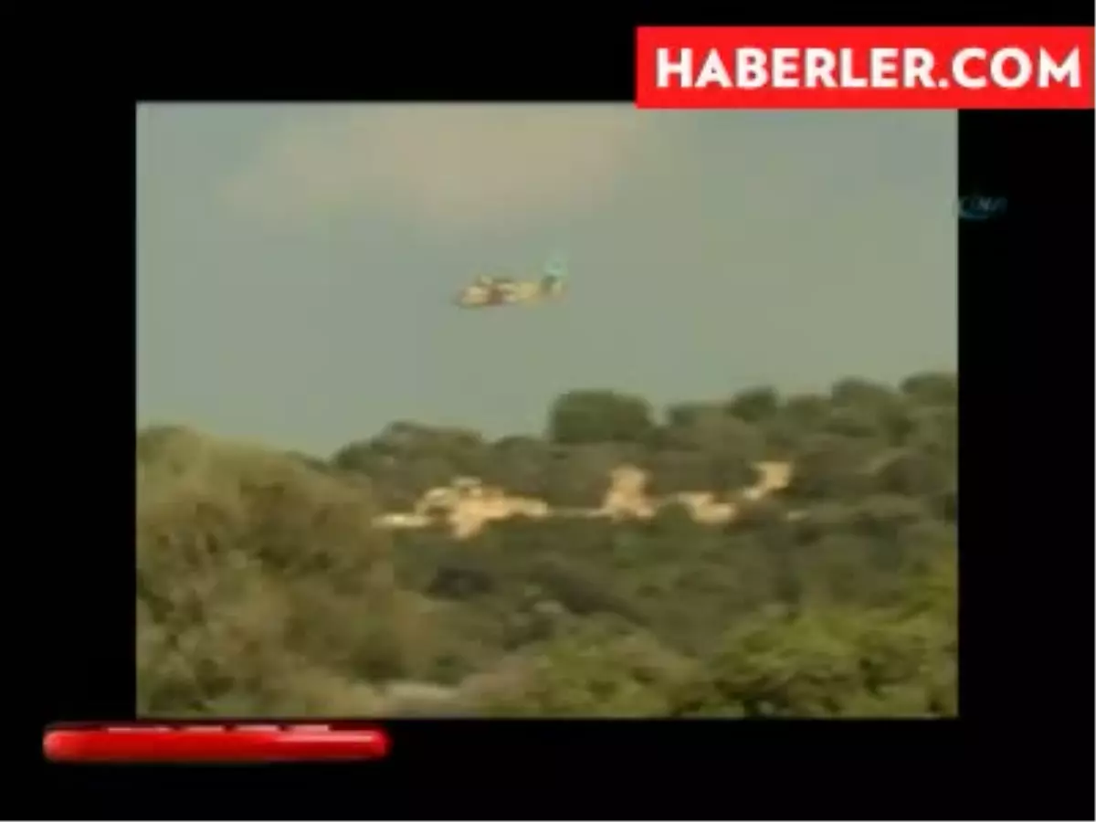 KKTC\'nin en uç noktasında yangın