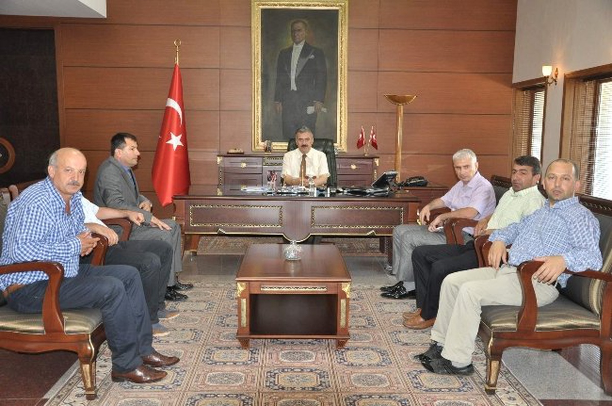 Maden Enerji ve Sanayici İşadamları Derneği\'nden, Vali Ayyıldız\'a Ziyaret