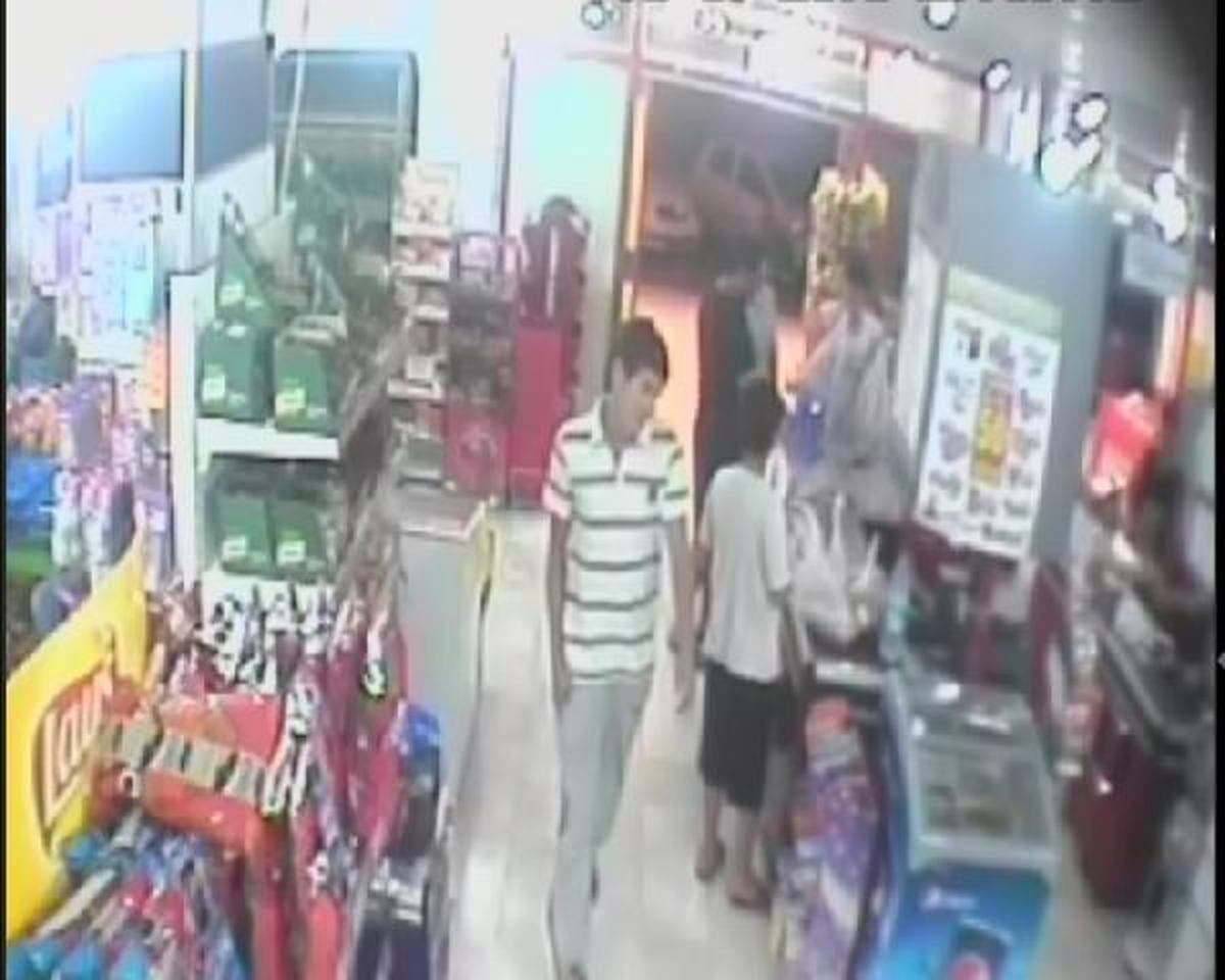 Marketteki Bıçaklama, Güvenlik Kamerasında