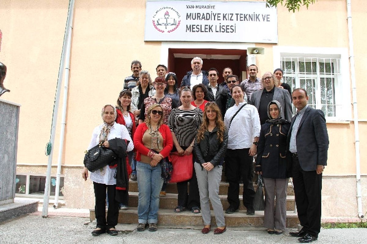 Muradiye Kız Teknik Meslek Lisesi Leonardo da Vinci Projesi Kapsamında Yabancı Misafirlerini...