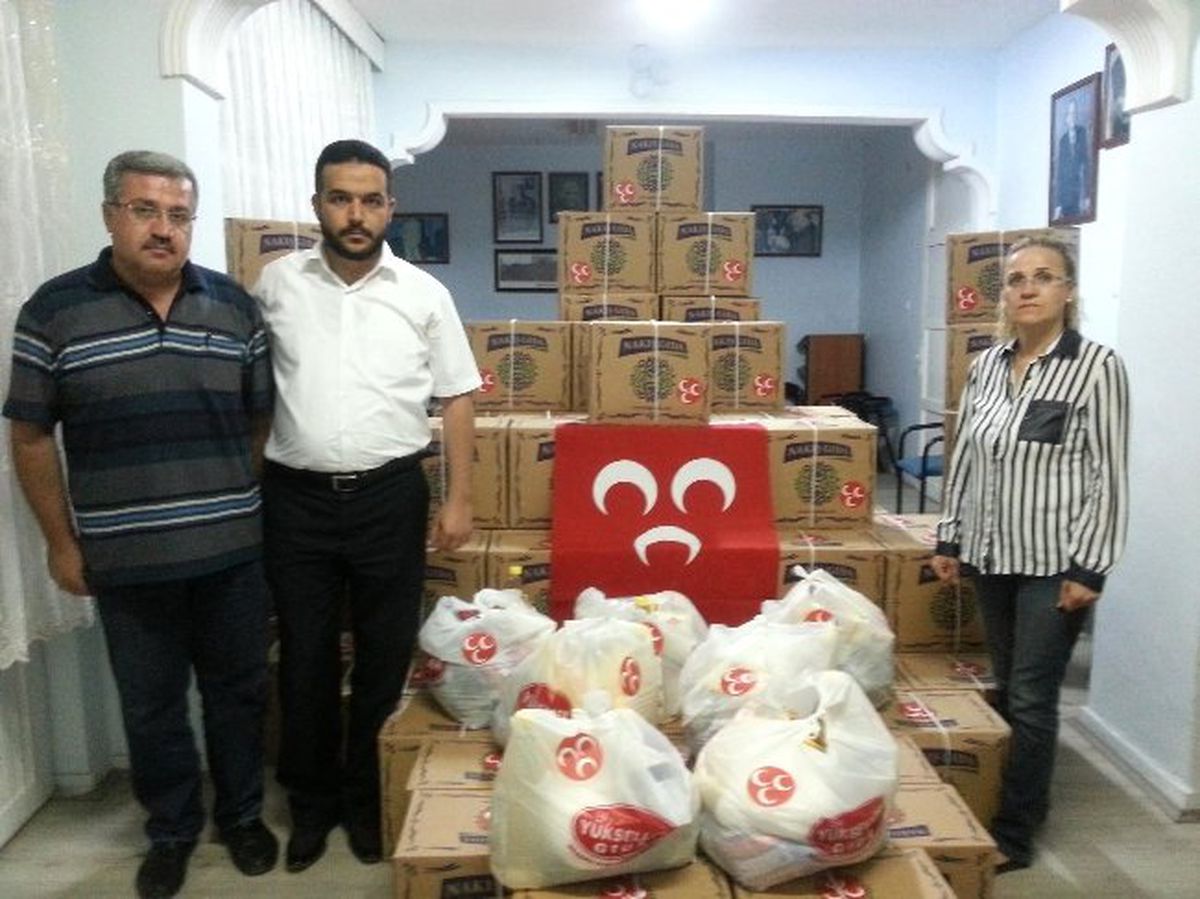 Sorgun MHP İlçe Teşkilatından Bin Aileye Gıda Yardımı