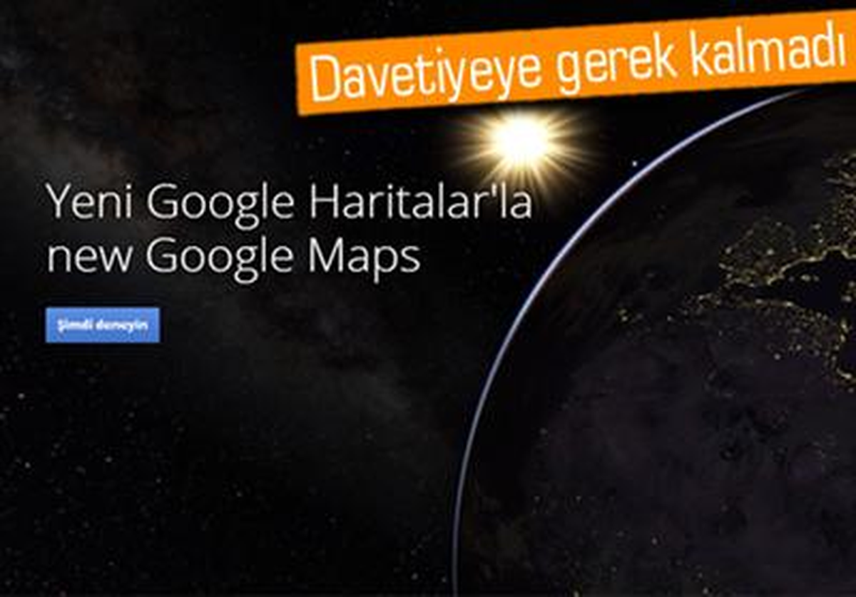 Yenilenmiş Google Maps\'i Herkesten Önce Kullanın