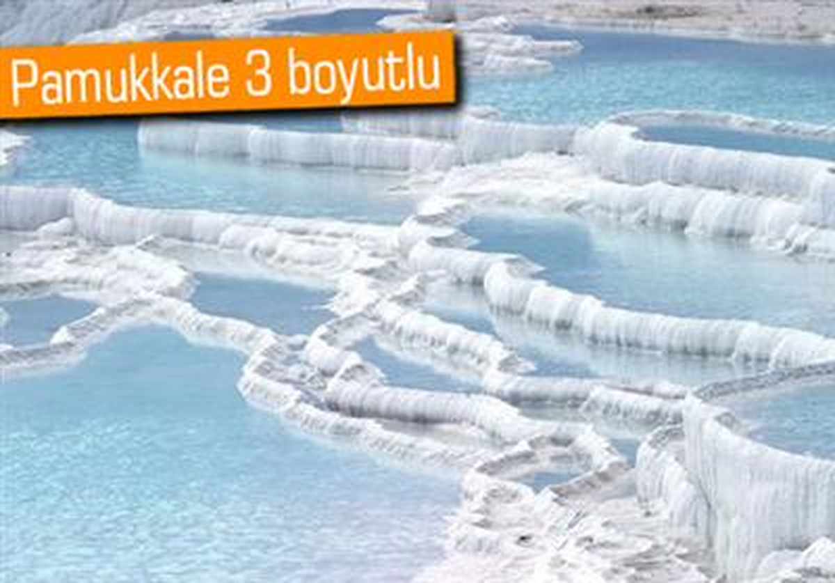 3 Boyutlu Pamukkale Turuna Çıkın