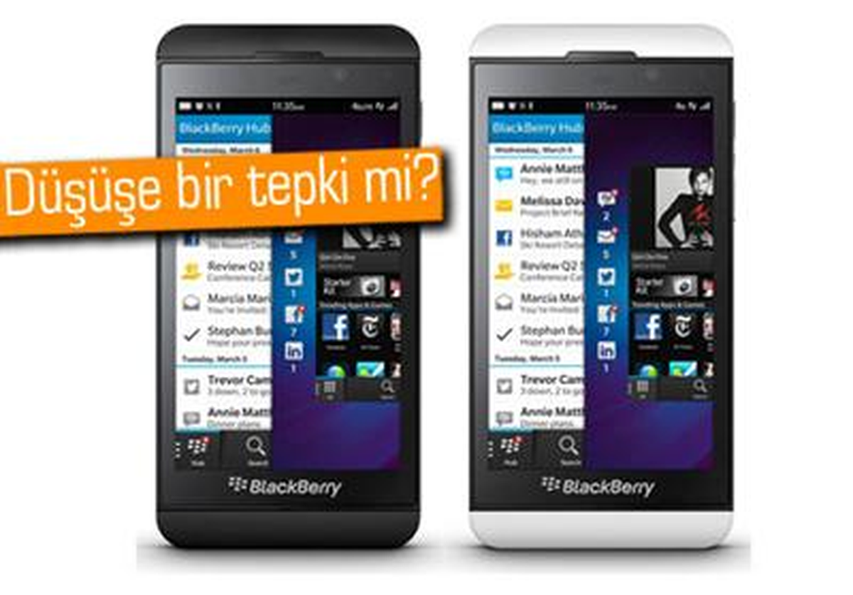 Blackberry, Q10 ve Z10\'un Üretim Kapasitelerini Düşürüyor