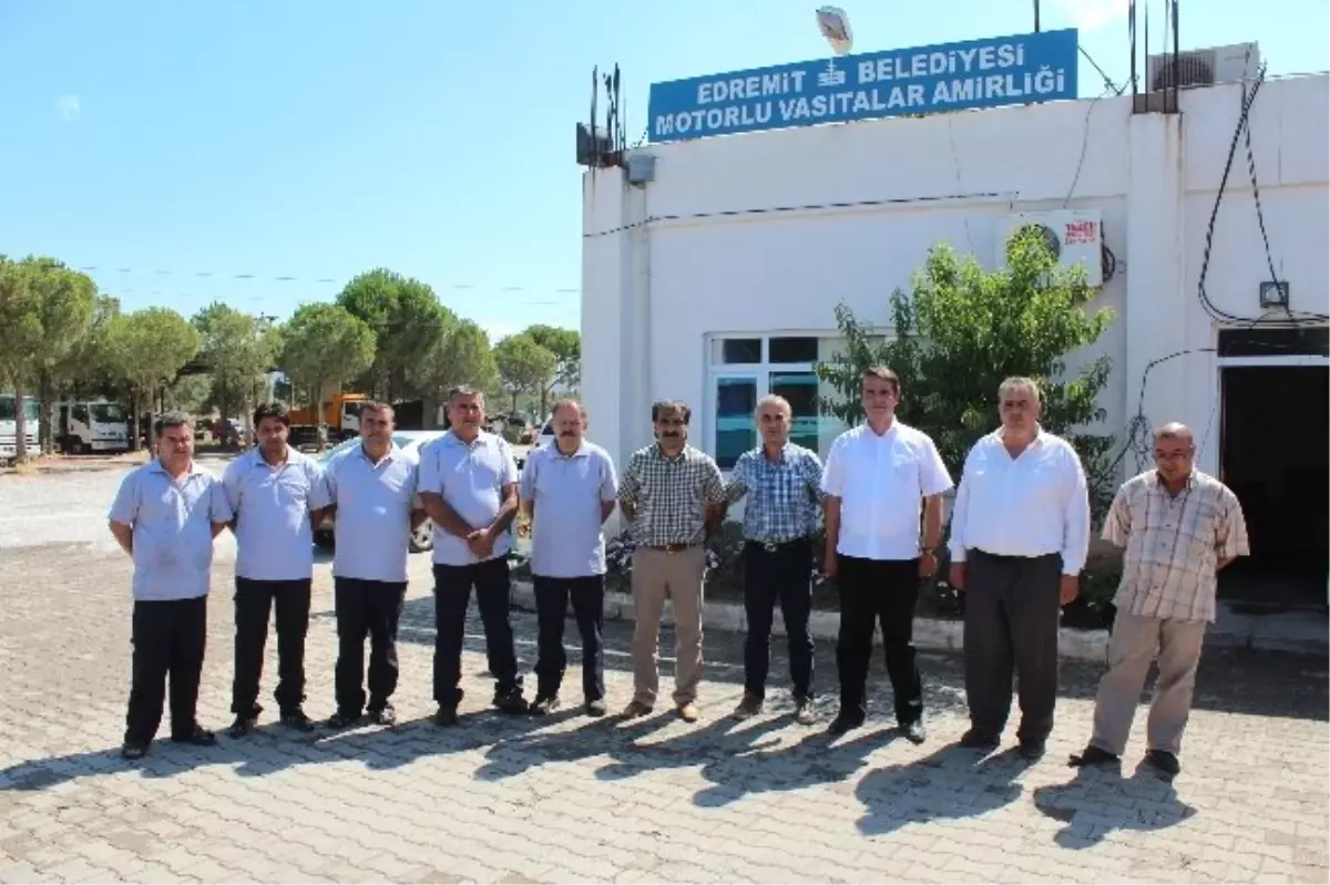 Edremit Belediyesi Araç Bakım Alanını Yeniledi