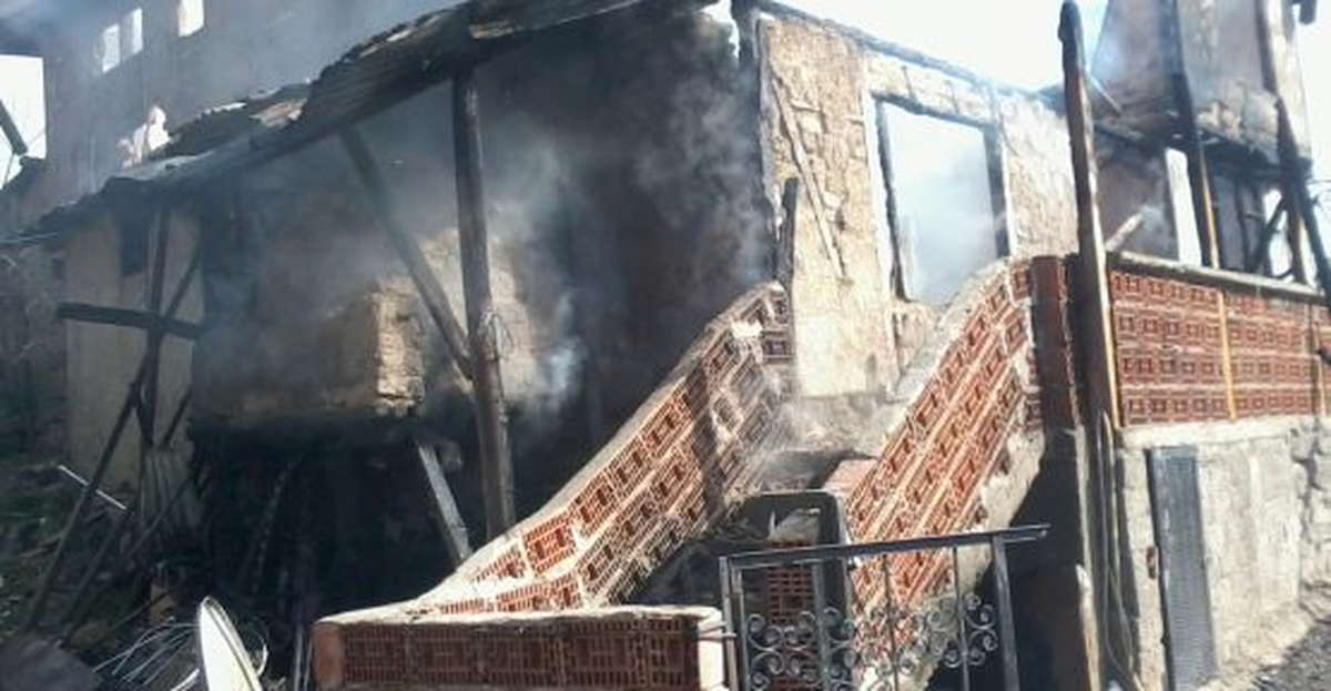 Hizan\'da Korkutan Yangın