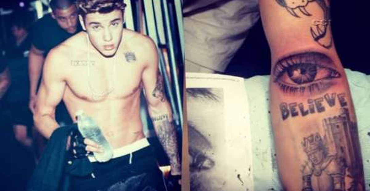 Justin Bieber\'den İlginç Dövme