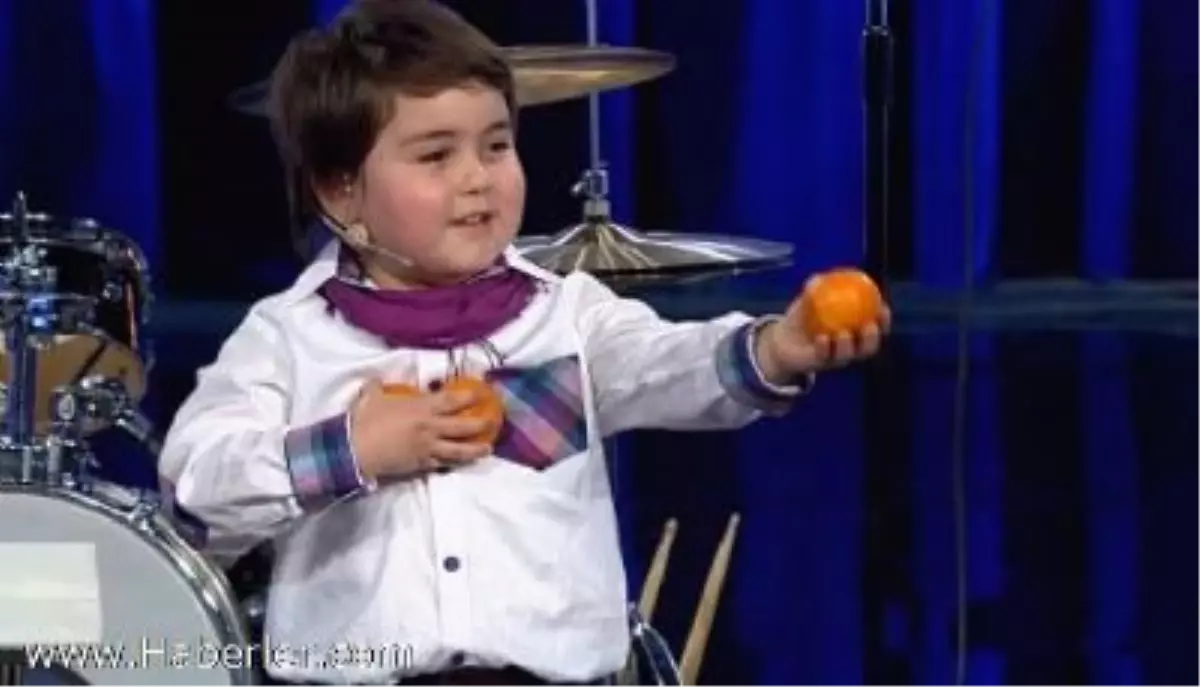 Minik Baterist Baha Hastanelik Oldu