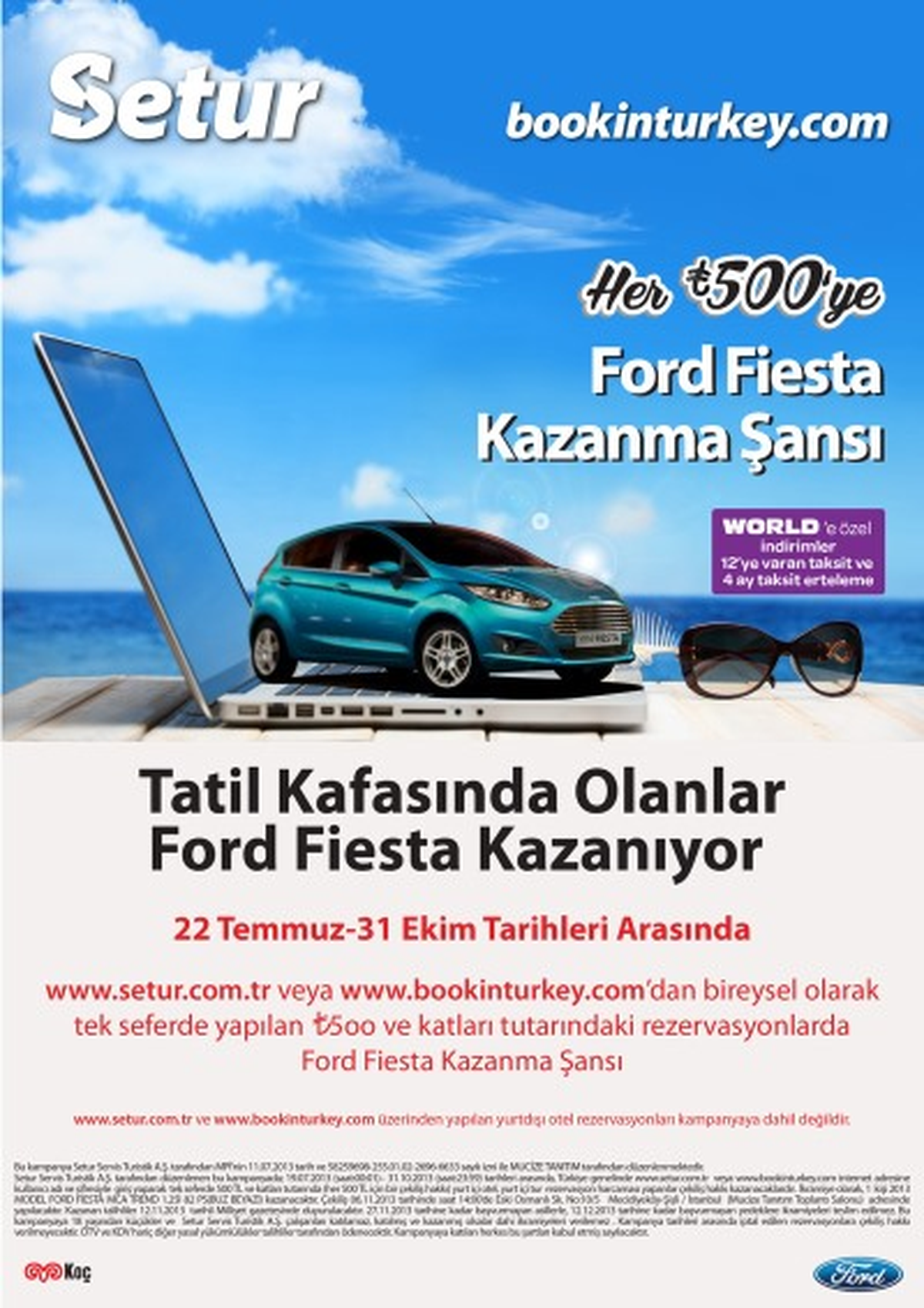 SETUR ile Ford Fiesta Kazanma Şansı