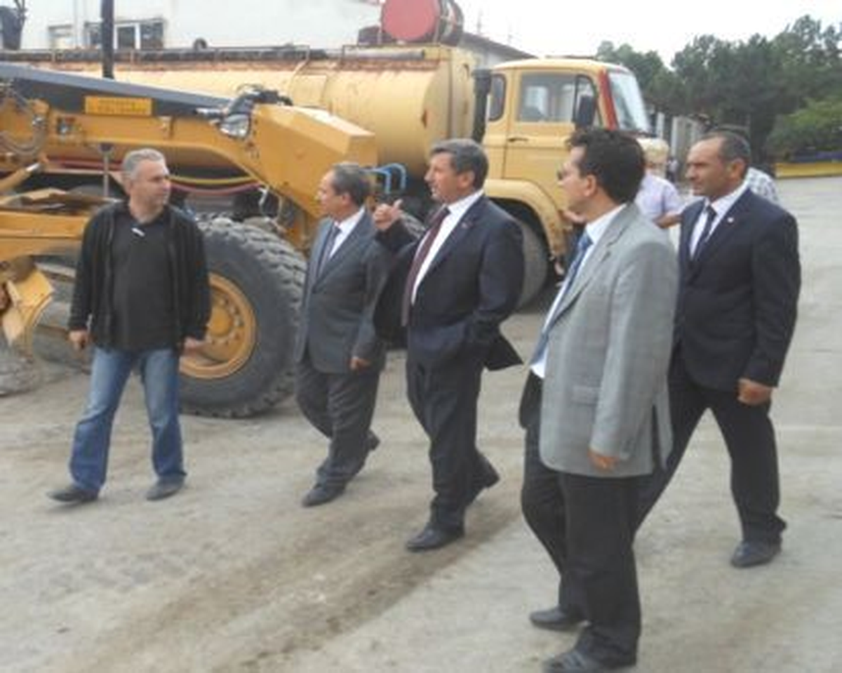 Vali Yılmaz\'dan, İl Özel İdaresi Atölyelerine İnceleme