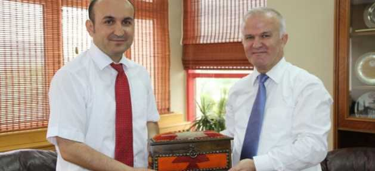 Amasya Üniversitesi Rektörü Orbay, Goü Rektörü Şahin\'i Ziyaret Etti