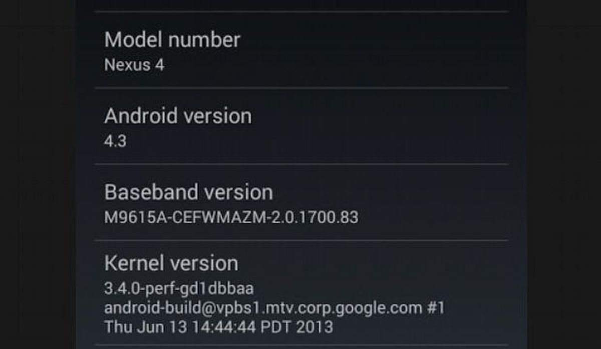 Android 4.3 Yine Sızdı!