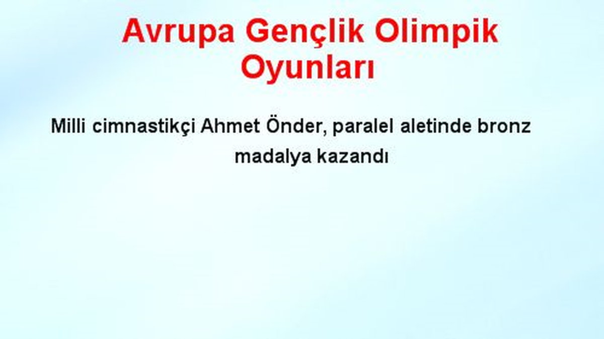 Avrupa Gençlik Olimpik Oyunları