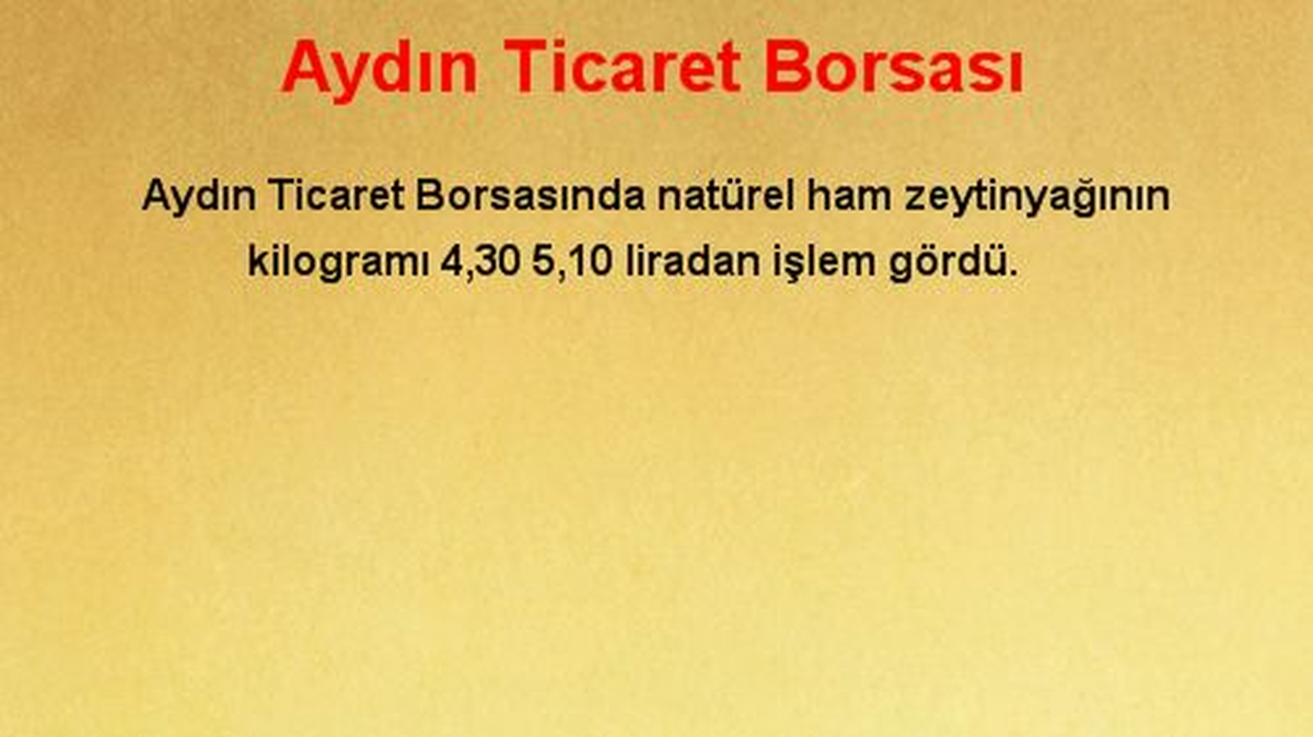 Aydın Ticaret Borsası