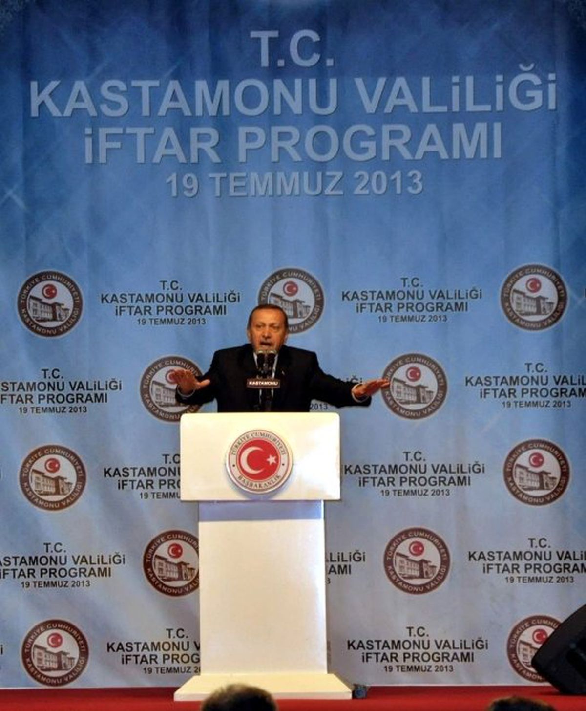 Başbakan Erdoğan, Kastamonu\'da İftarda Konuştu