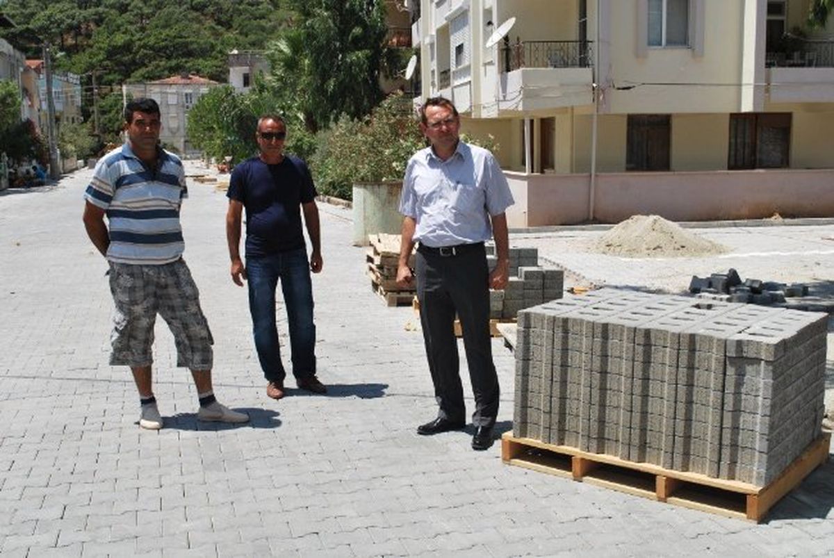 Başkan Ergin\'den Taş Döşemesine Sıkı Denetim