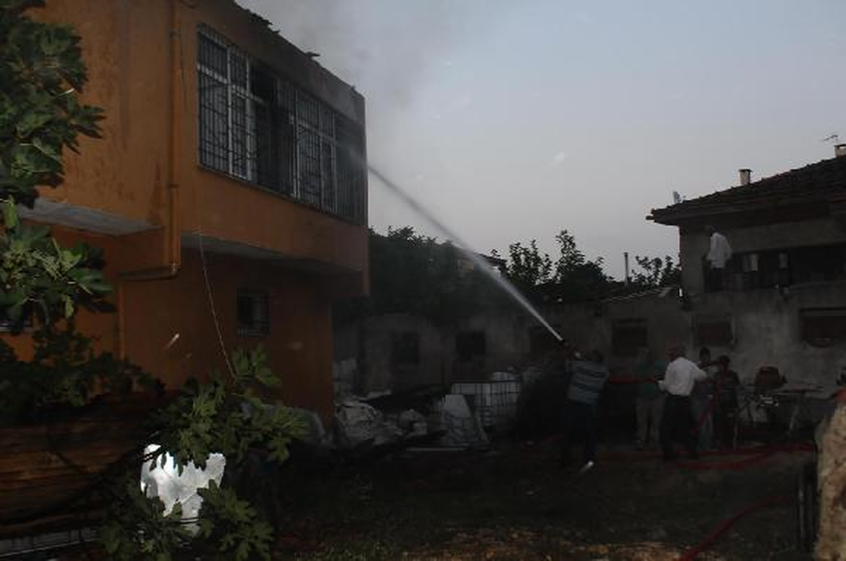Bursa da Fabrika Yangını