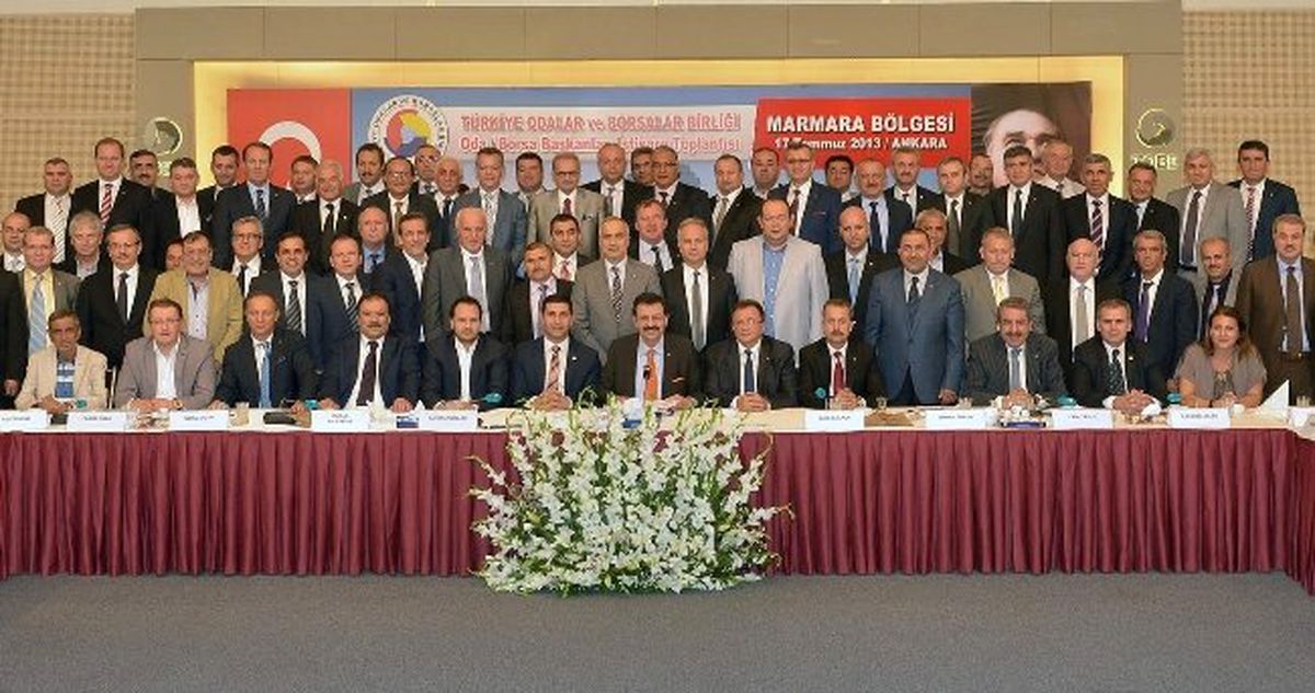 Bursa\'daki Oda ve Borsa Başkanları Hisarcıklıoğlu ile Buluştu