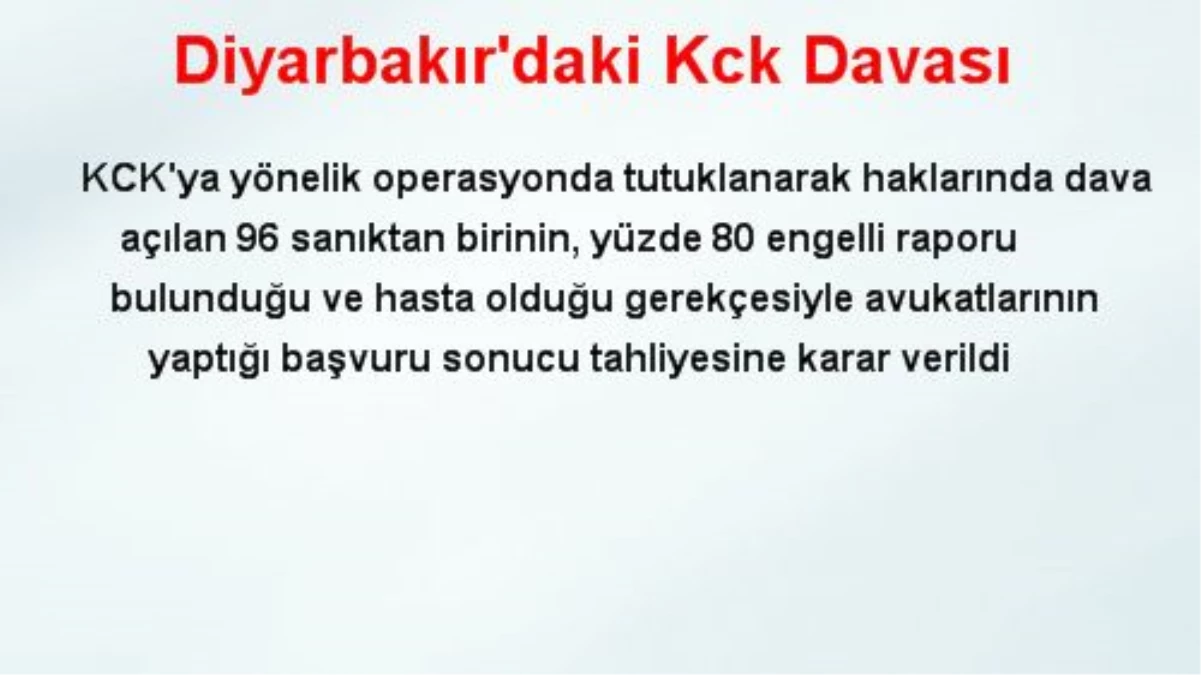 Diyarbakır\'daki Kck Davası