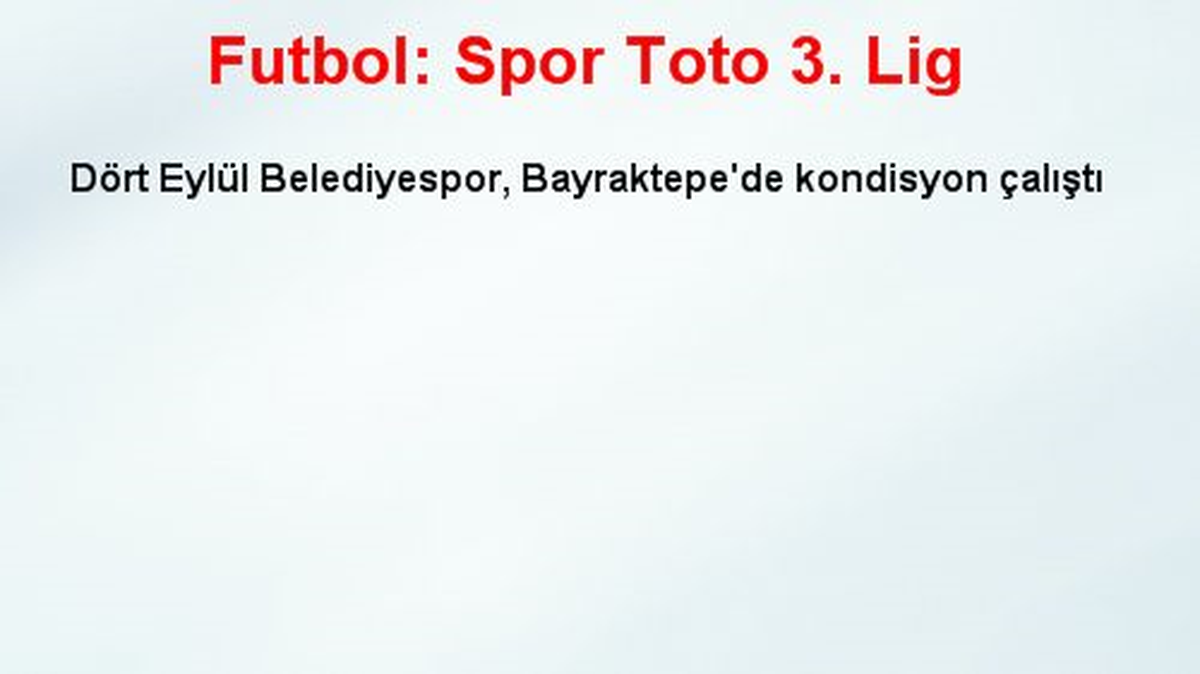 Futbol: Spor Toto 3. Lig