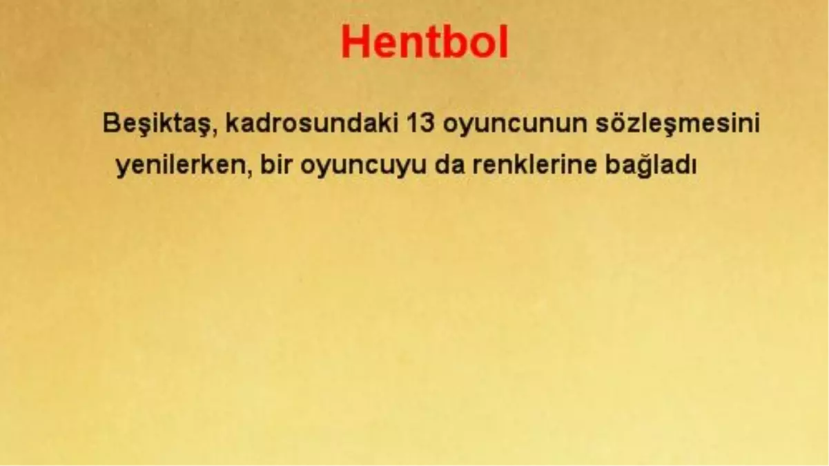 Hentbol