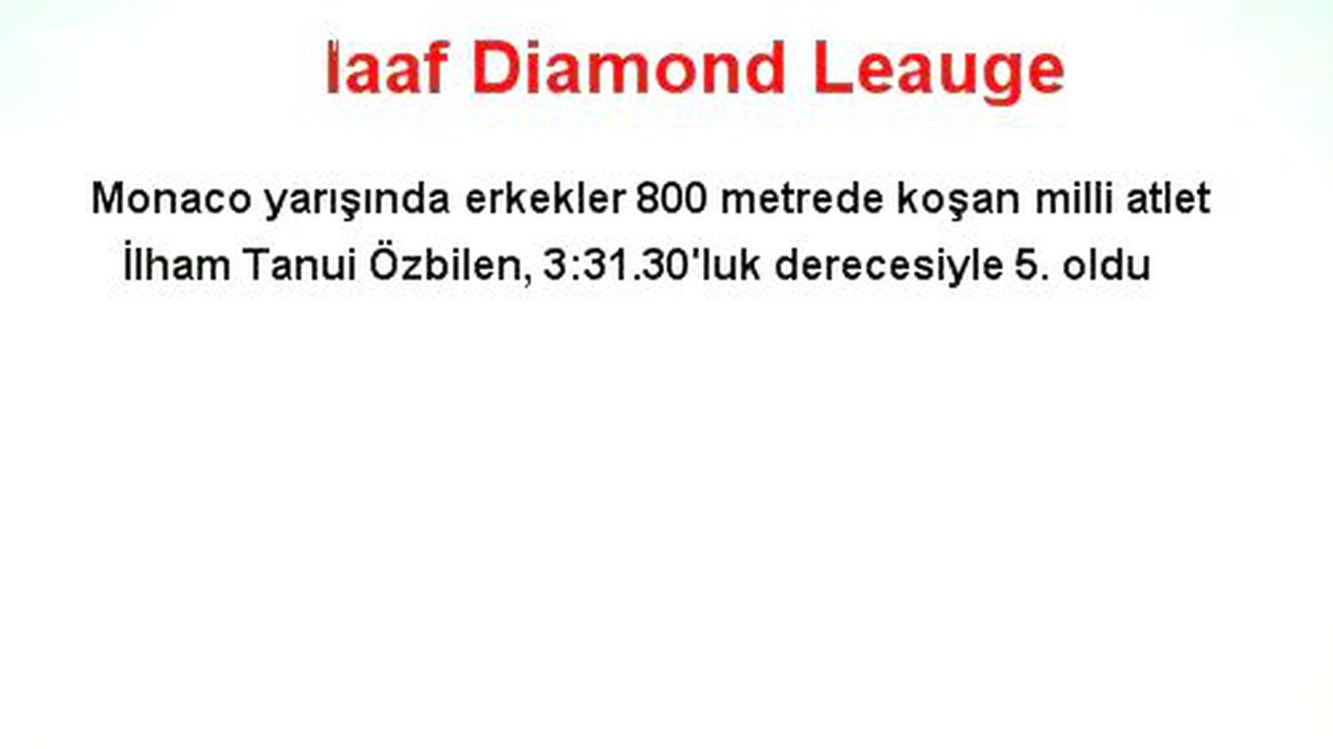 Iaaf Diamond Leauge