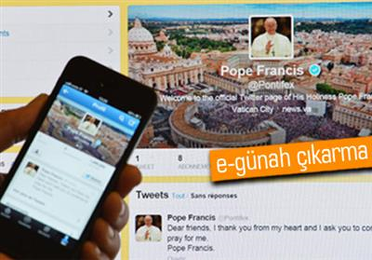 Papa\'dan Twitter\'da Günah Çıkarmaya Onay Geldi