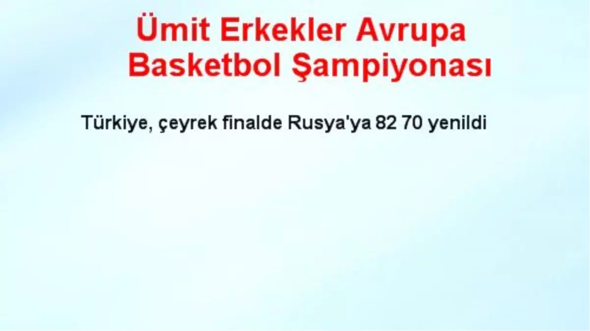 Ümit Erkekler Avrupa Basketbol Şampiyonası