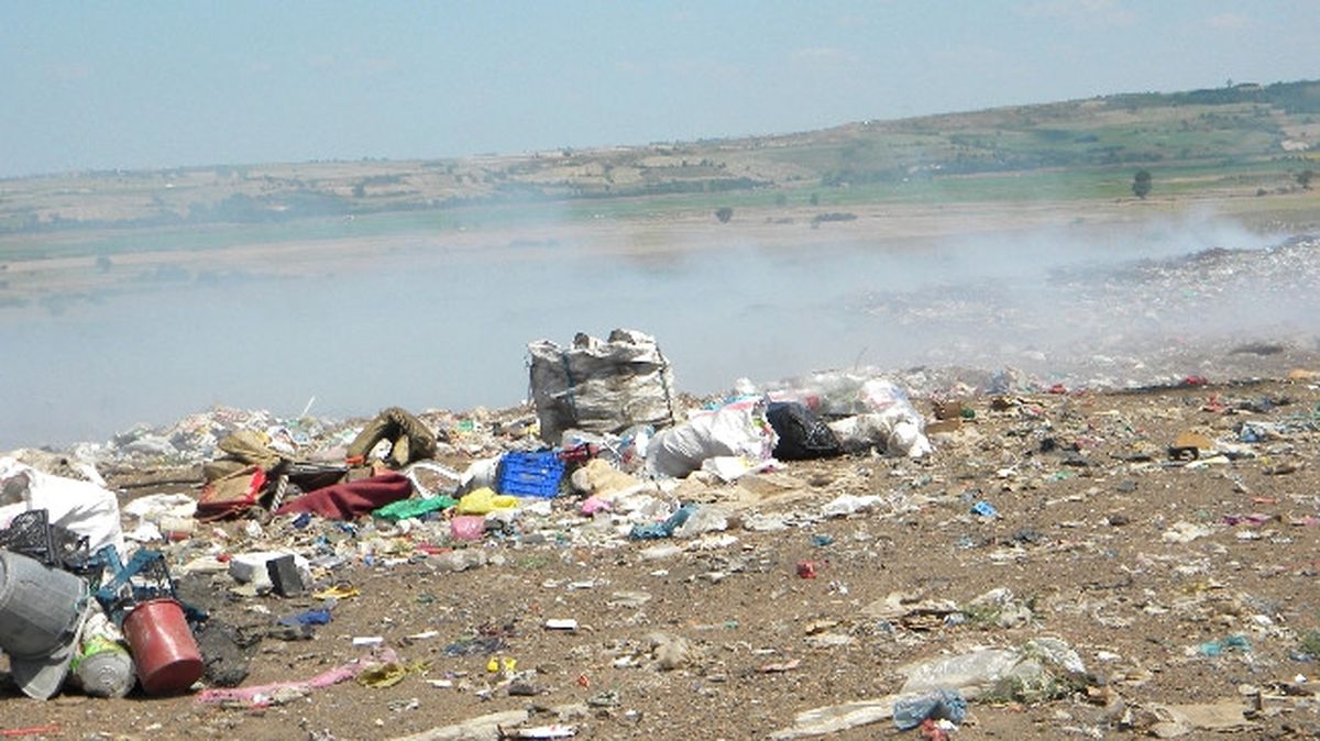 Uzunköprü Çöplüğünde Yangın Çıktı
