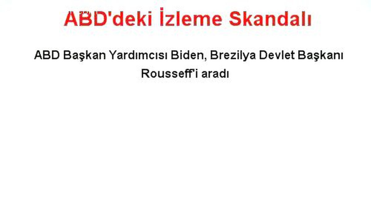ABD\'deki İzleme Skandalı