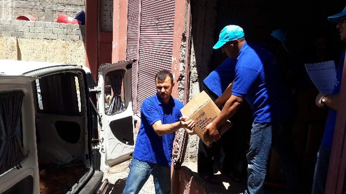 Bin 200 Suriyeli Aileye Yardım Paketi Dağıtıldı