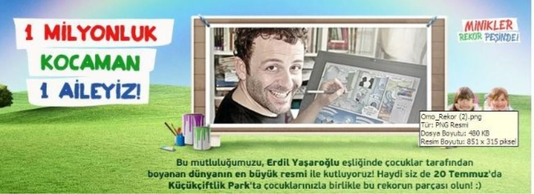 Erdil Yaşaroğlu Çizdi, Minikler Boyadı