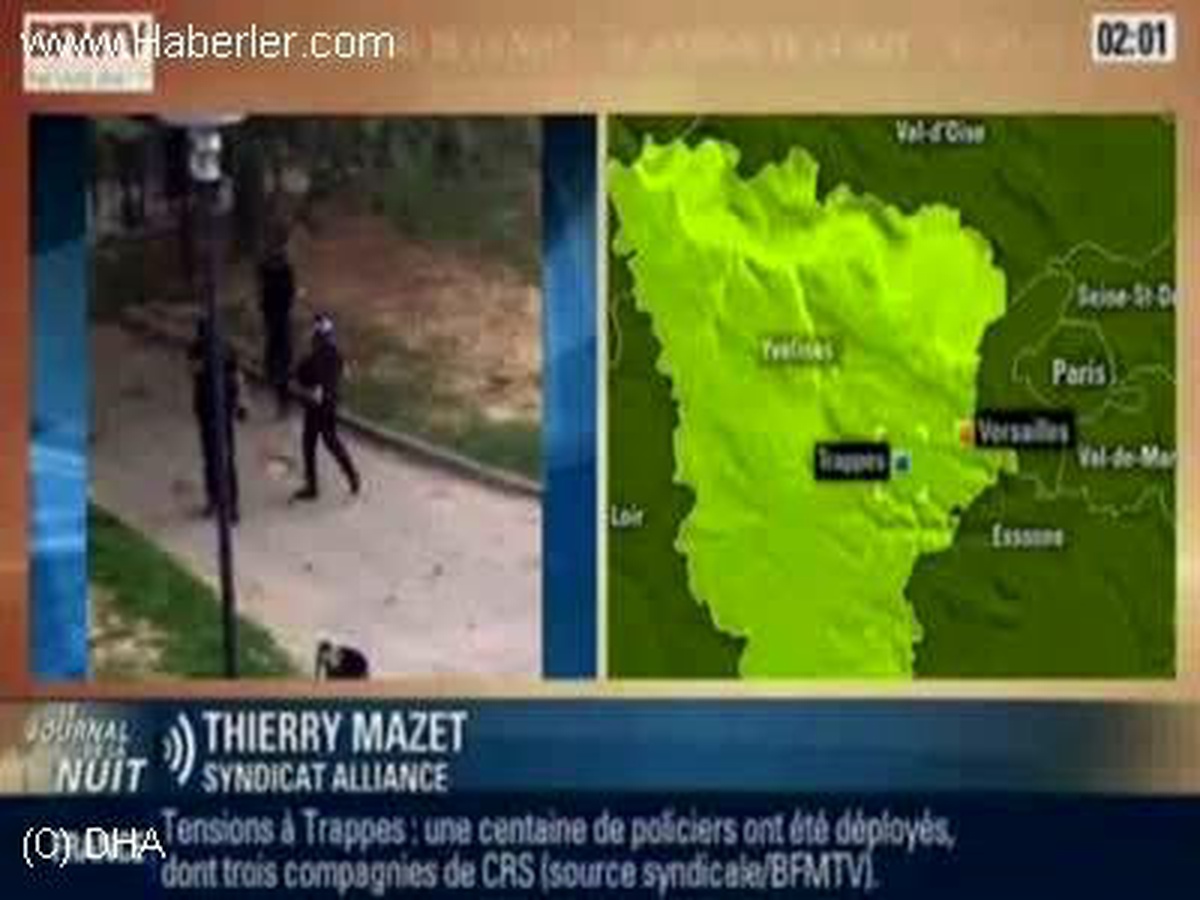 Paris Banliyösünde Burka Yüzünden Polis Karakoluna Baskın