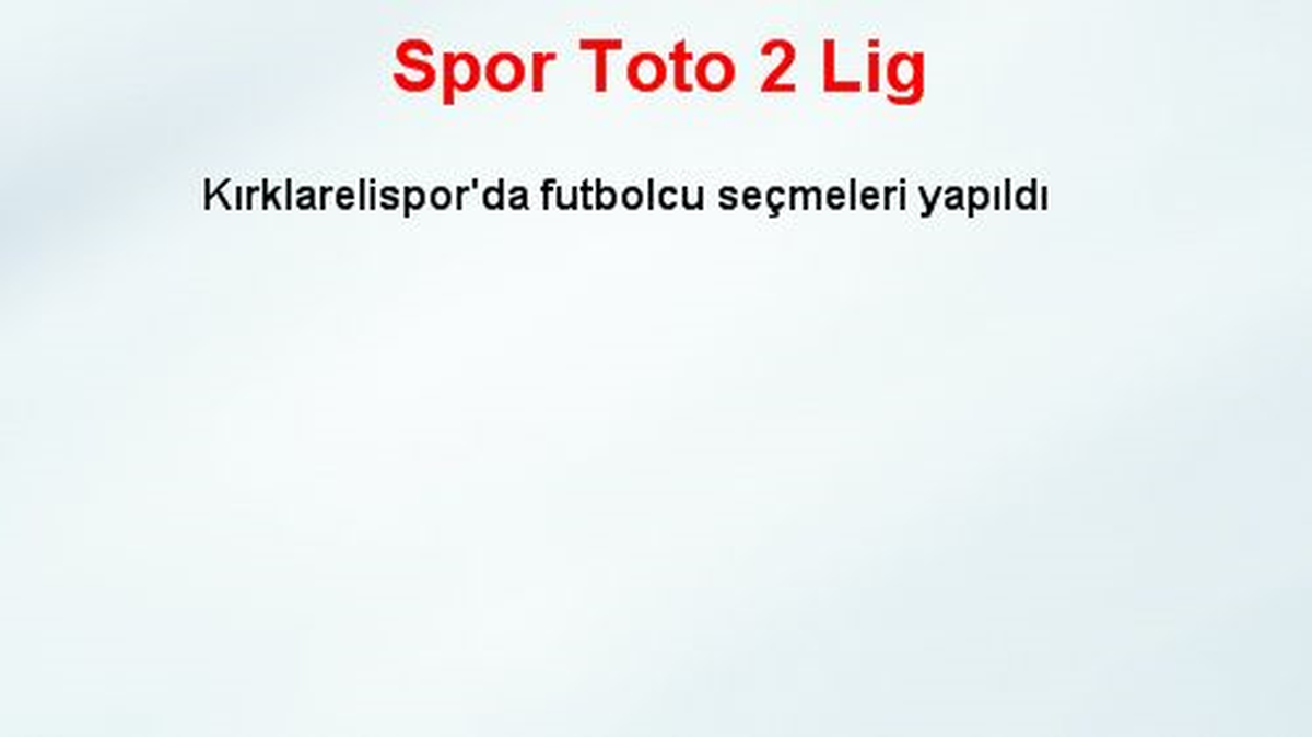 Spor Toto 2 Lig