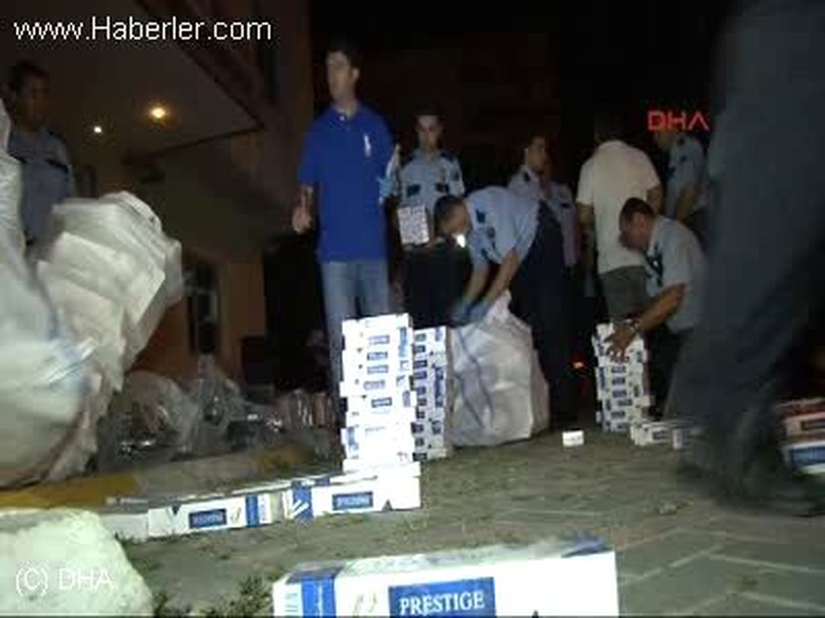 Buğday Çuvalı Arasında Kaçak Sigara