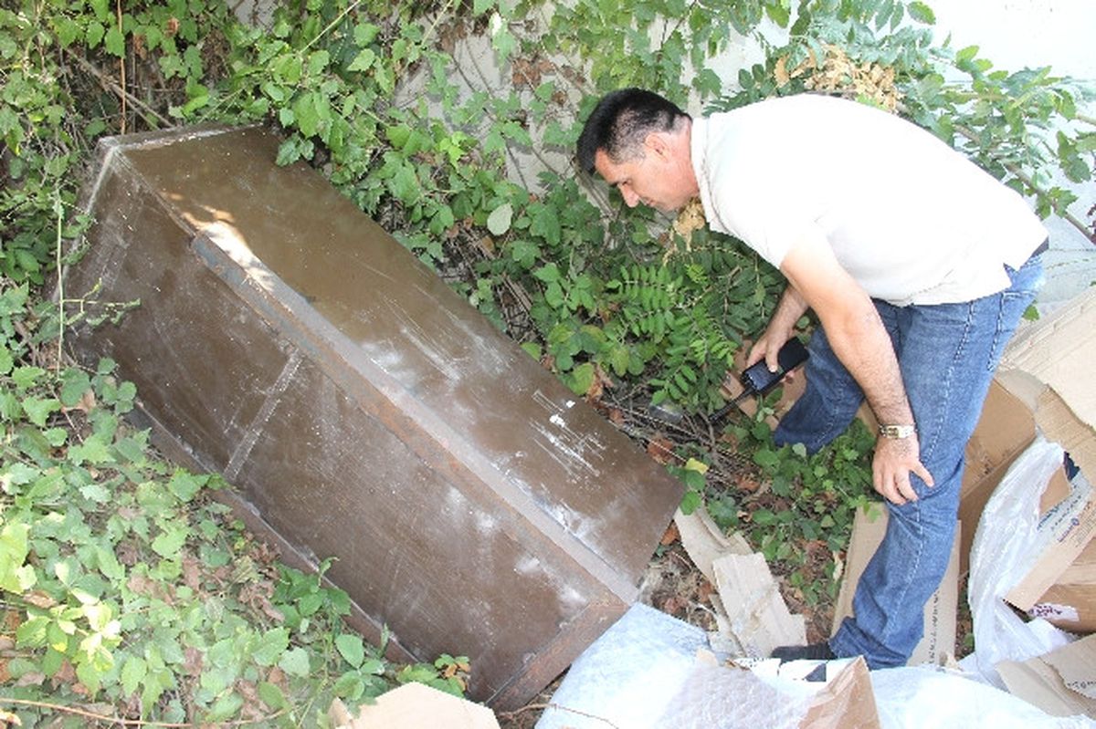 Caminin Çalınan Para Kasası Bulundu