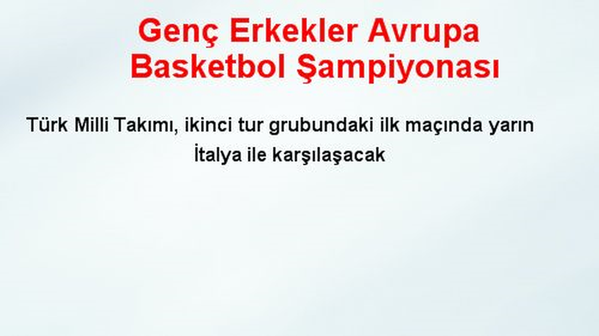 Genç Erkekler Avrupa Basketbol Şampiyonası
