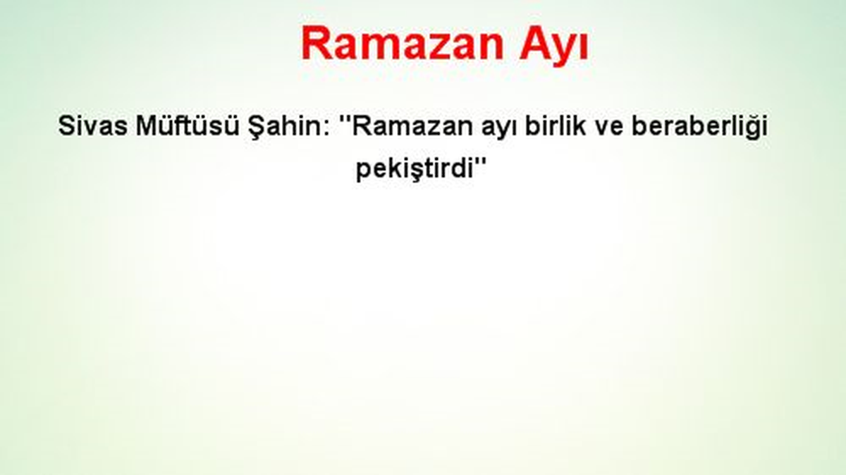 Ramazan Ayı