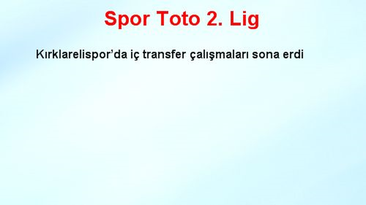 Spor Toto 2. Lig