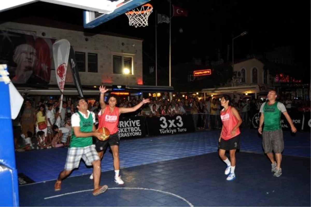 Tek Pota Basketbol Turnuvası\'nın 6. Ayağı Foça\'da Başladı