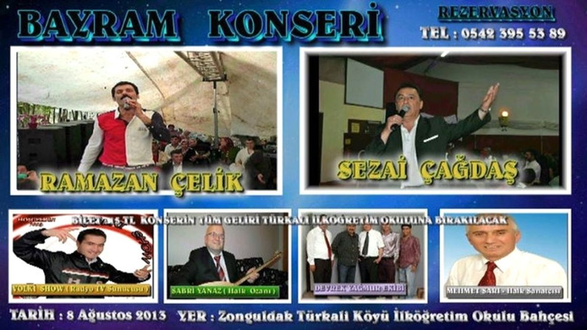 Türkali\'de Bayram Konserleri