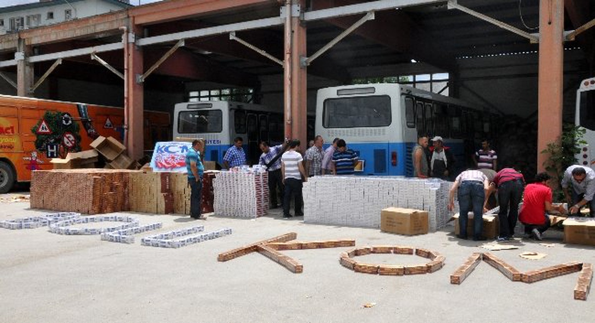 Bolu\'da Sigara Kaçakçılarına Büyük Darbe